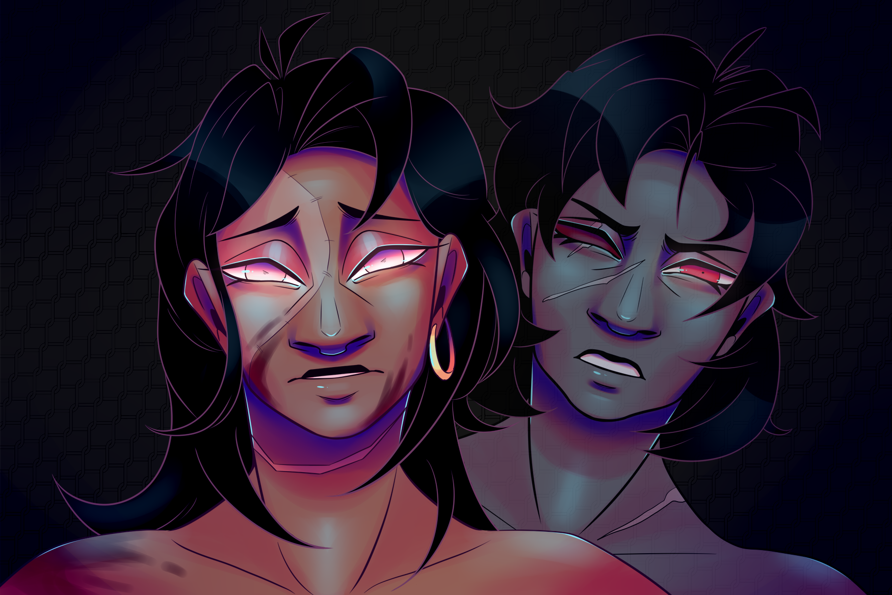 My Dead by Daylight ocs Jamie & Gio