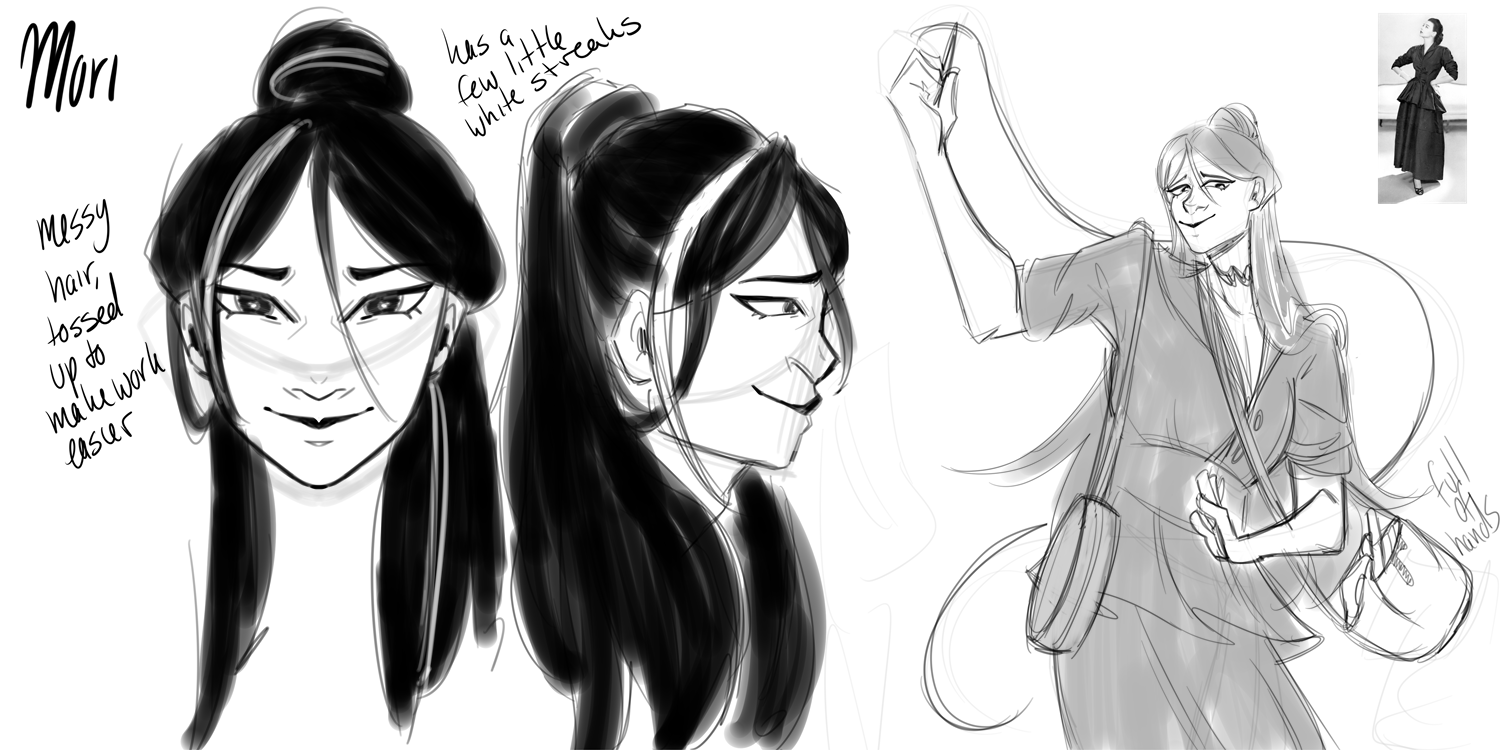 sketch concept of a Deadlock oc