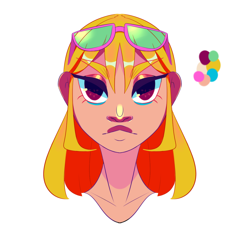 old eva design that tested a more unique color style