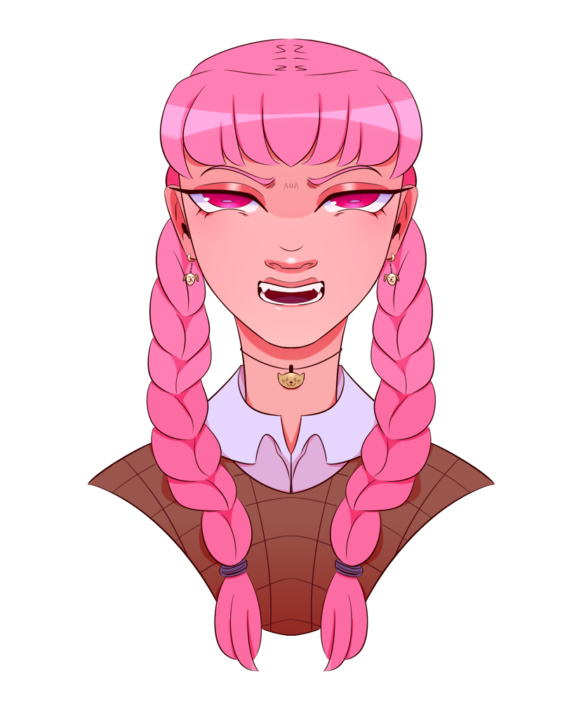 my first cerce human form art, idk if I'll ever change this design