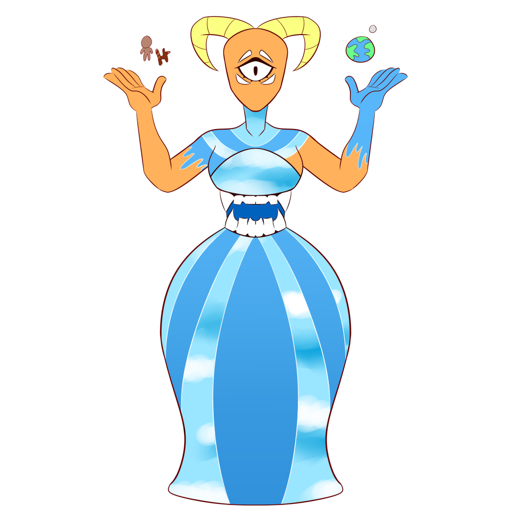 Day's god form... tbh I want to redo this as I feel it could be better